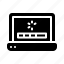 loading, screen, digital, progress, laptop, status 
