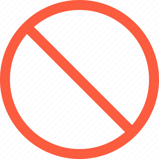 Banned, block, forbidden, round, shape, taboo icon - Download on Iconfinder