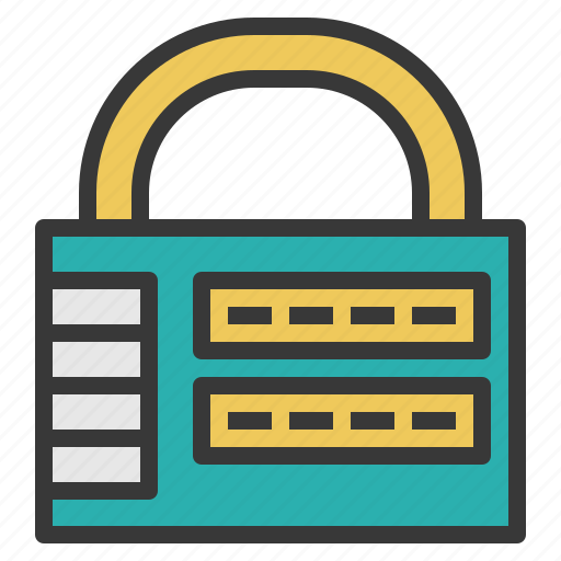 Combination, lock, protection, security icon - Download on Iconfinder
