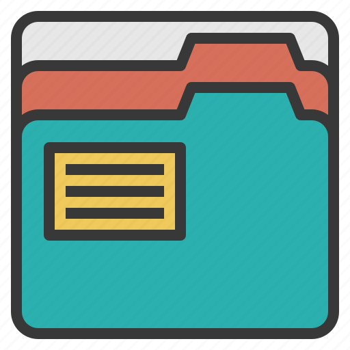 Data, file, folder, office, storage icon - Download on Iconfinder