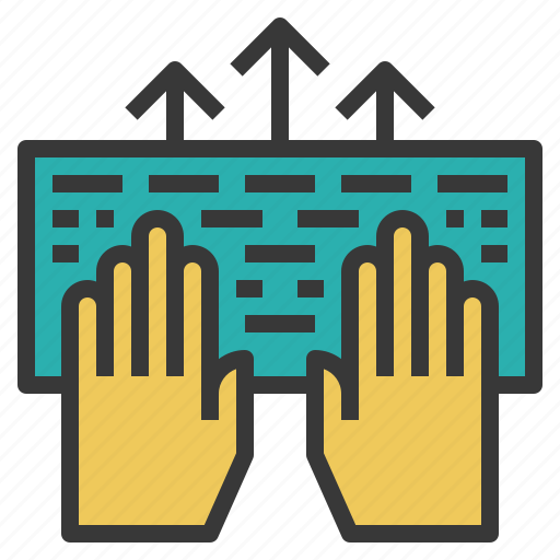 Hand, information, input, keyboard, typing icon - Download on Iconfinder