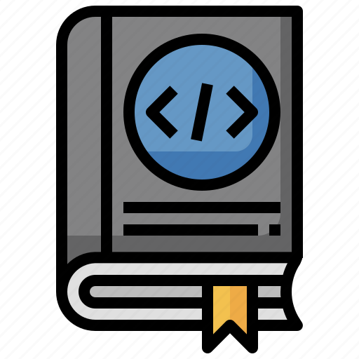 Coding, book, development, programming, education, study icon - Download on Iconfinder