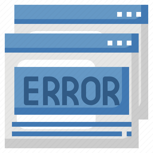 Error, page, not, found, website, browser, coding icon - Download on Iconfinder