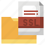 ssl, file, format, document, folder 