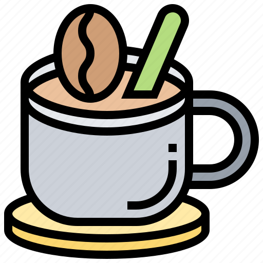 Cafe, cappuccino, coffee, cup, drink icon - Download on Iconfinder
