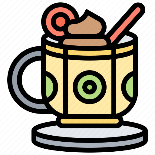 Coffee, cup, drink, shake, sweet icon - Download on Iconfinder