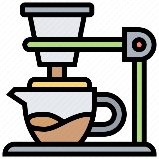 Coffee, drip, filter, over, pour icon - Download on Iconfinder