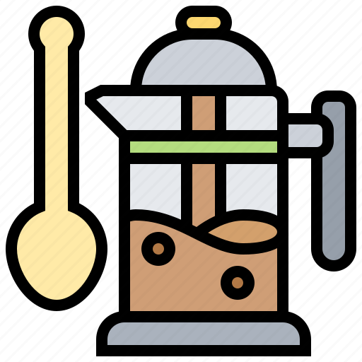 Brewing, coffee, french, jug, press icon - Download on Iconfinder