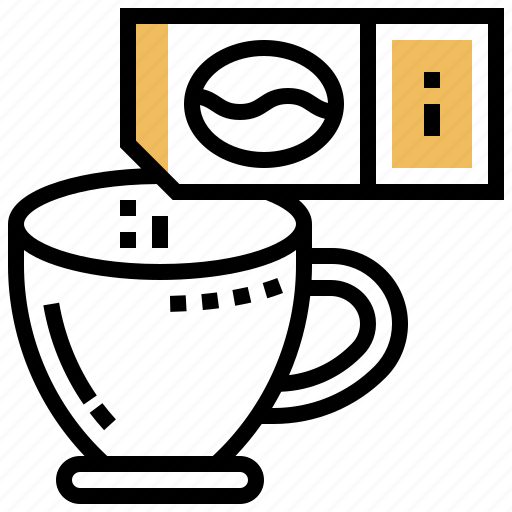 Coffee, cup, instant, retail, sachet icon - Download on Iconfinder