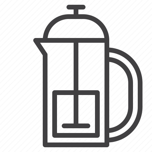 French, press, kettle, coffee icon - Download on Iconfinder
