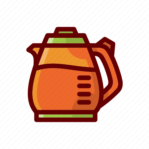 Coffee, pot, mug, drink, beverage, glass, cooking icon - Download on Iconfinder