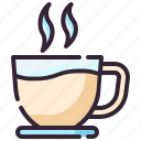 espresso, hot drink, coffee, cup, mug
