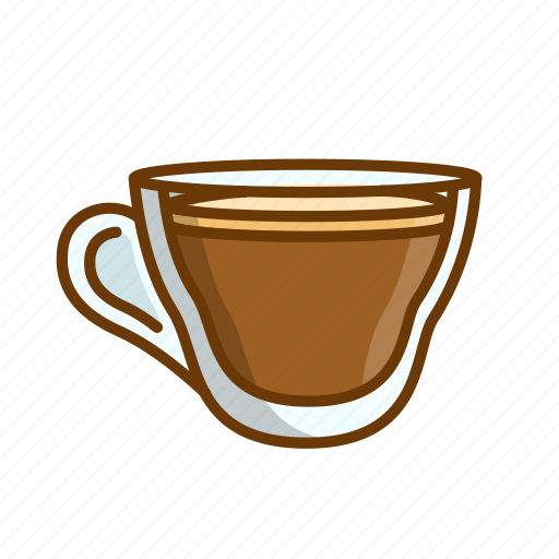 Coffee, espresso, glass coffee, macchiato icon - Download on Iconfinder