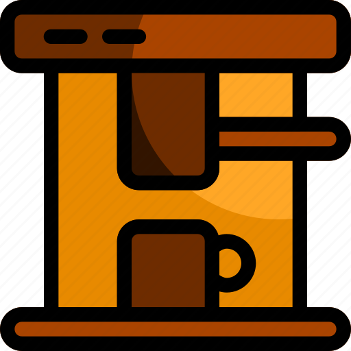 Cafe, coffee, drink, machine, maker icon - Download on Iconfinder