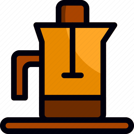 Cafe, coffee, jar, pot, press icon - Download on Iconfinder