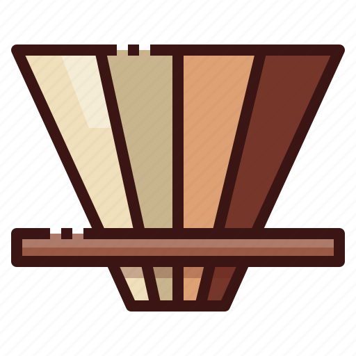Coffee, drip, cafe, equipment, cup, wood icon - Download on Iconfinder