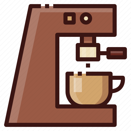 Coffee, machine, maker, electric, cafe, drink icon - Download on Iconfinder