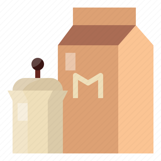 Milk, froth, pump, fresh, coffee, equipment, package icon - Download on Iconfinder