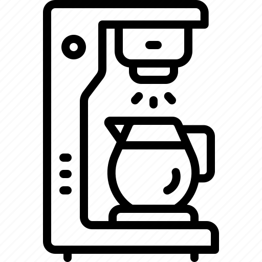 Coffee machine, coffee, caffeine, machine, coffee maker, moka pot, brewing coffee icon - Download on Iconfinder