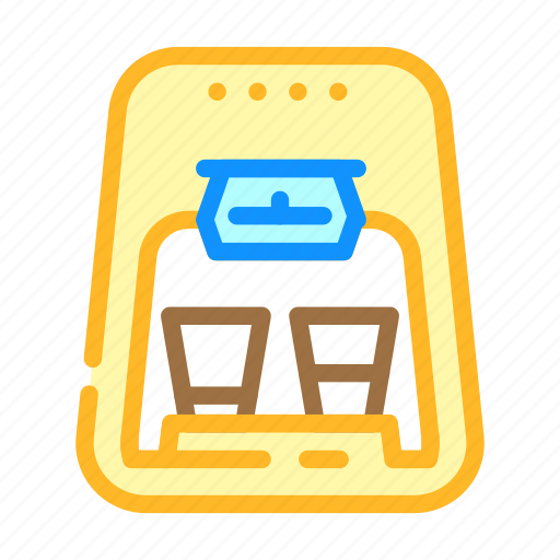 Rip, filtration, electronic, coffee, machine, barista icon - Download on Iconfinder