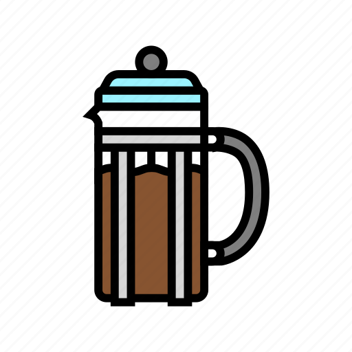 French, press, coffee, tool, make, machine icon - Download on Iconfinder