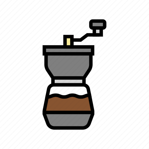 Mill, coffee, grinder, manual, make, machine icon - Download on Iconfinder