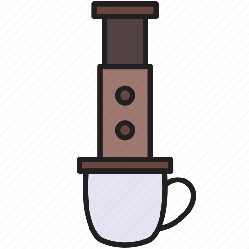 Coffee, aeropress, maker, press icon - Download on Iconfinder