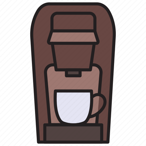 Coffee, maker, single, coffee machine icon - Download on Iconfinder