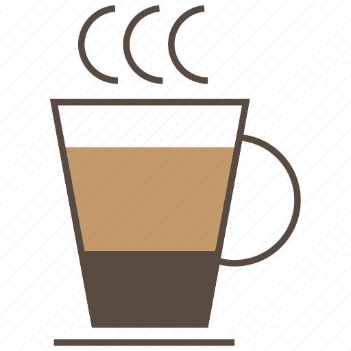 Cafe, coffee, cup, drink, latte icon - Download on Iconfinder