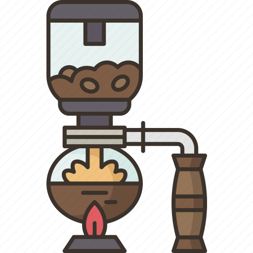 Siphon, brewing, coffee, vacuum, pot icon - Download on Iconfinder