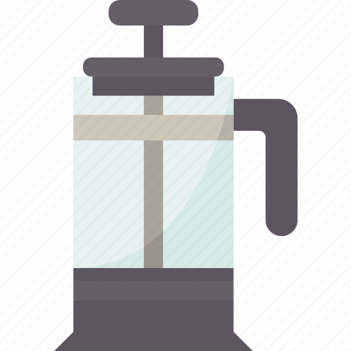 Coffee, french, press, immersion, brewer icon - Download on Iconfinder