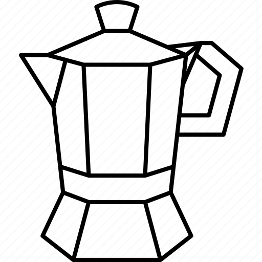 Moka, pot, coffee, brewing, filter icon - Download on Iconfinder