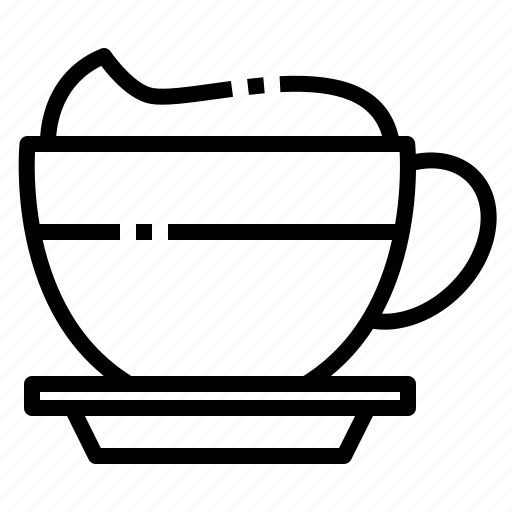 Cappuccino, coffee, cup, hot, drink, cafe, beverage icon - Download on Iconfinder