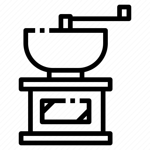 Coffee, grinder, retro, barista icon - Download on Iconfinder
