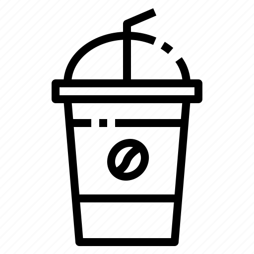 Ice, coffee, cup, drink, cafe, frappe, beverage icon - Download on Iconfinder