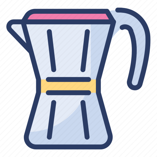 Coffee, geyser, jug, machinate, maker, mocha, pot icon - Download on Iconfinder