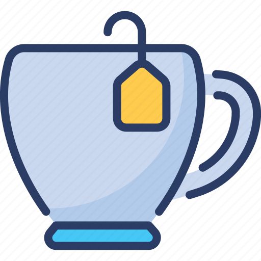 Break, cup, hot drink, hotel, mug, tea, teabag icon - Download on Iconfinder