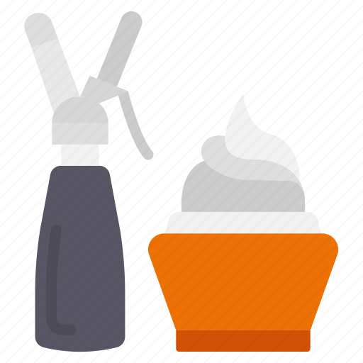 Cream, dessert, foam, food, whipped icon - Download on Iconfinder