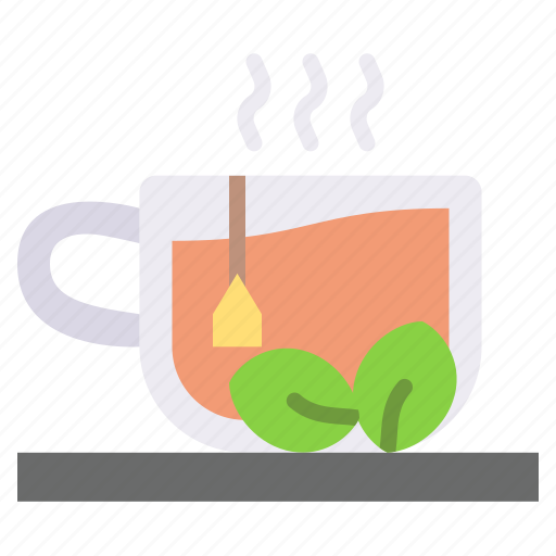 Hot, mug, tea, teabag, leaf icon - Download on Iconfinder