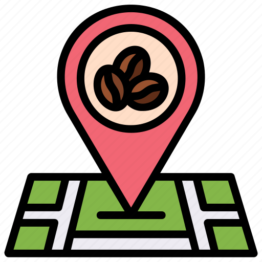 Cafe, coffee, location, point, shop icon - Download on Iconfinder