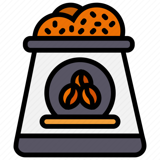 Coffee, beans, sack, bag, drink, pack icon - Download on Iconfinder