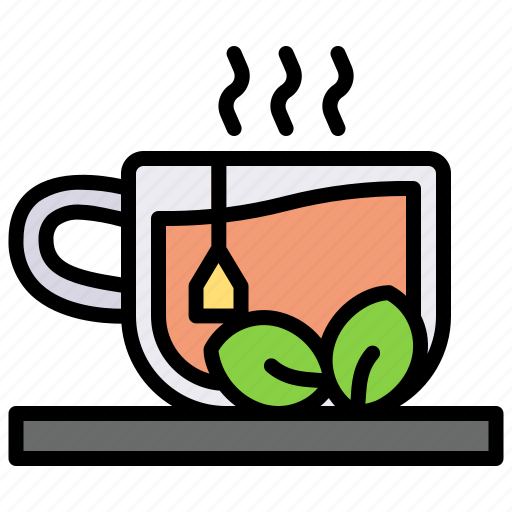Hot, mug, tea, teabag, leaf icon - Download on Iconfinder