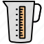 measure, measuring, jug, cup 