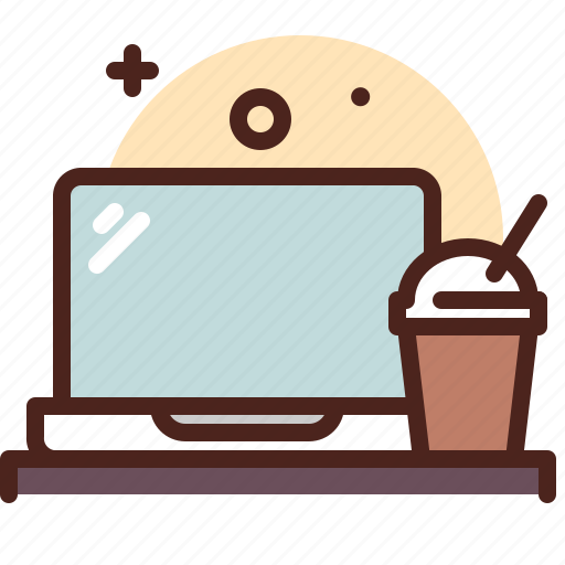 Laptop, beverage, coffee icon - Download on Iconfinder