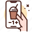 online, order, beverage, coffee 