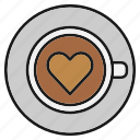 coffee latte art, latte, drink, hot, coffee-cup, beverage, espresso, cup, cafe