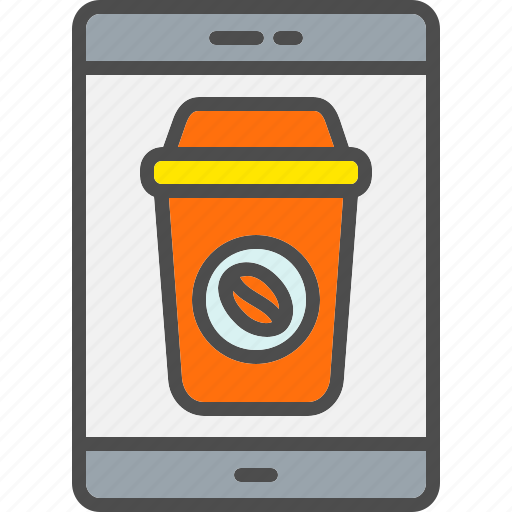 App, coffee, online, shop, smartphone icon - Download on Iconfinder