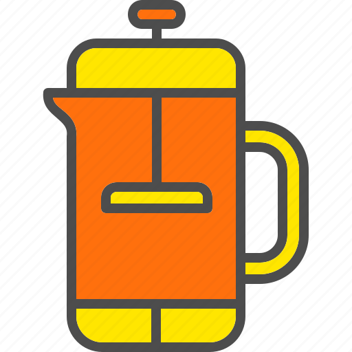 Brewing, coffee, french, method, press icon - Download on Iconfinder