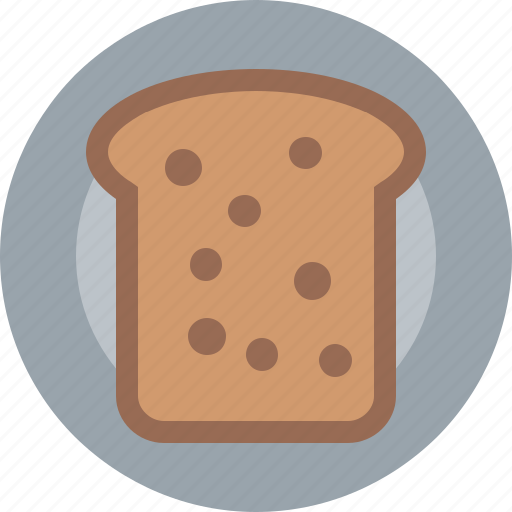 Bread, breakfast, fastfood, food, piece, fast, 1 icon - Download on Iconfinder