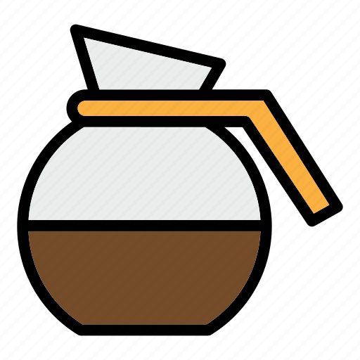 Coffee pot, coffee, drink, kettle, pot, tea-pot, coffee-kettle icon - Download on Iconfinder